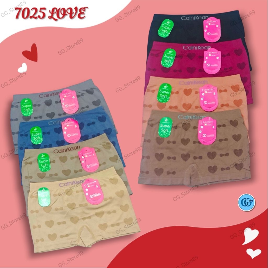 CD Boxer Wanita PIAOLI CALNI KEAN / CD Calni Kean 7034 7025 PINNIFEN model Segi Empat BOXER ( ISI pe