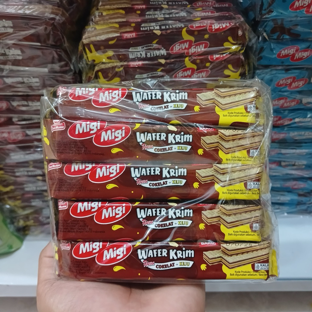 

Migi Migi waffer cream isi 10pcs