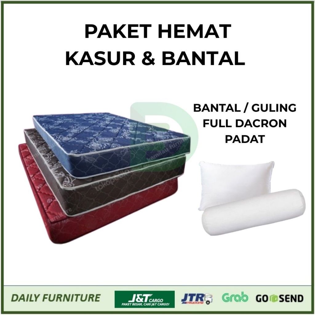 Tilam Busa Anak Kos | Kasur Busa Quilting Tebal 14cm / Kasur Busa Kasur Kos Pesantren/ Tilam Busa Me