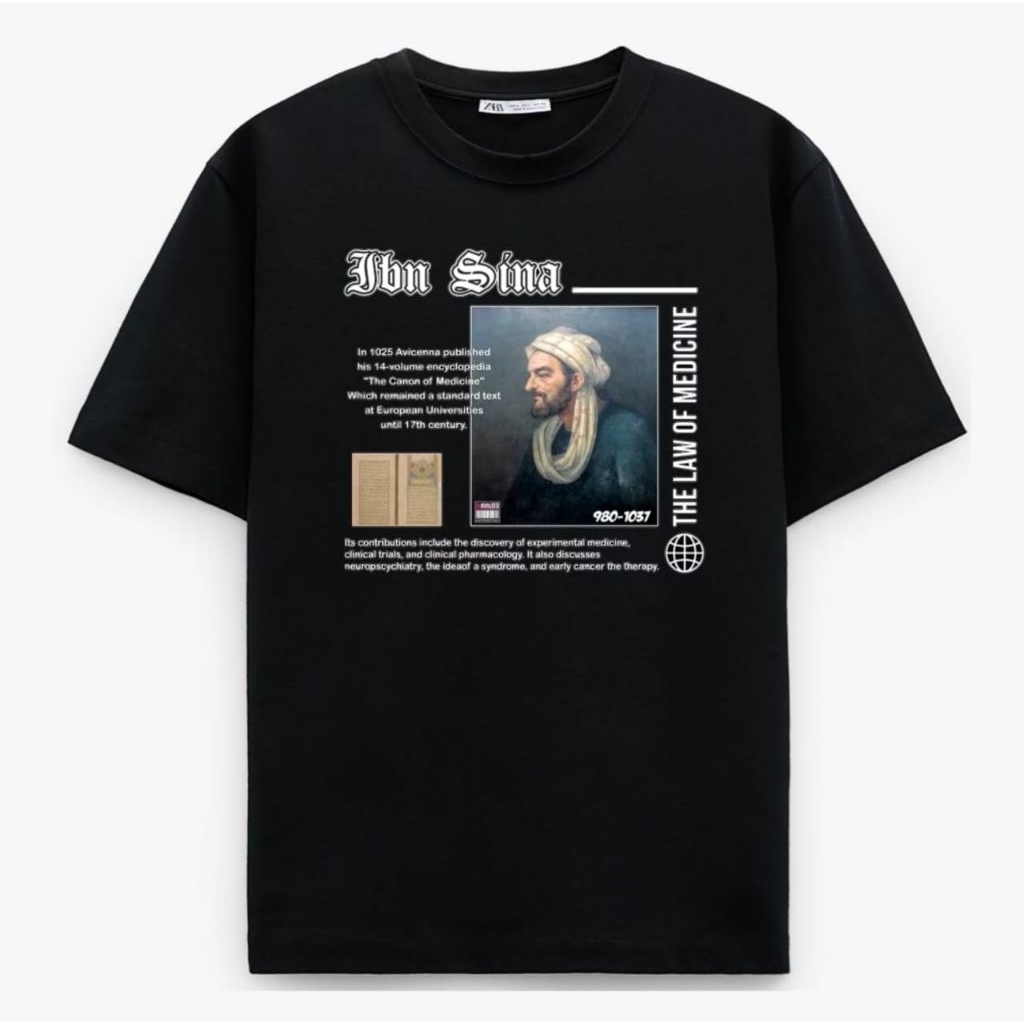 KAOS DAKWAH IBNU SINA THE LAW OF MEDICINE SPONSOR