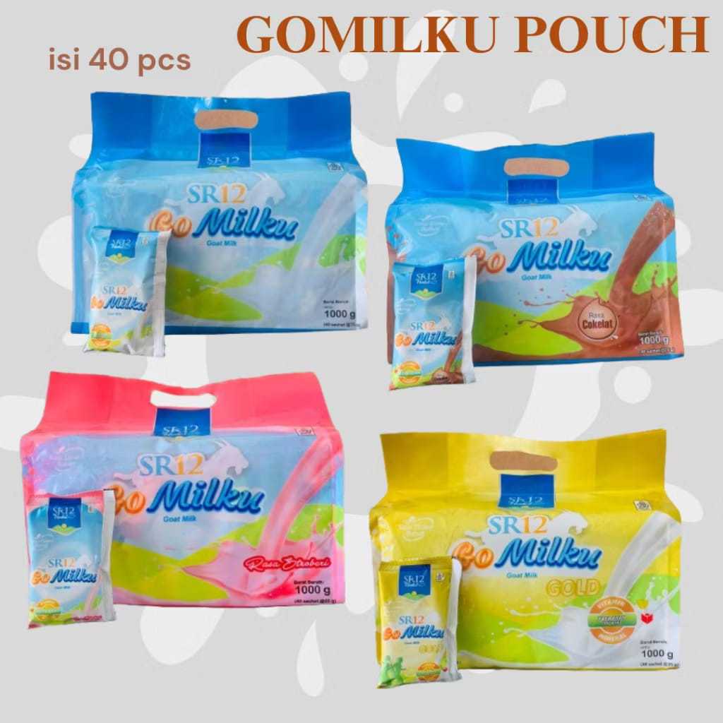 

SR12 Go Milku Susu Kambing Etawa Kemasan Bag Isi 40 Sachet