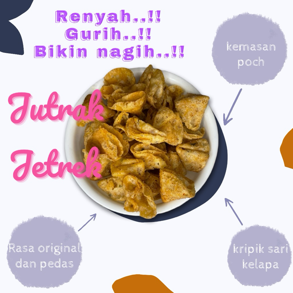 

JETREK Viral! Cemilan Kekinian dari Bandung /Rasa Original/Camilan Asli Bandung yang Lagi Hits – Original Flavor khas daerah.