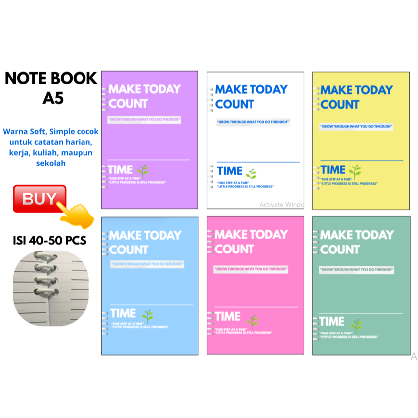 

Binder Note A5/B5 Buku Tulis Catatan Motif Aesthetic Spiral Kuat Dapat Dibuka (COCOK UNTUK ANAK SEKOLAH, MAHASISWA DAN PEKERJA)