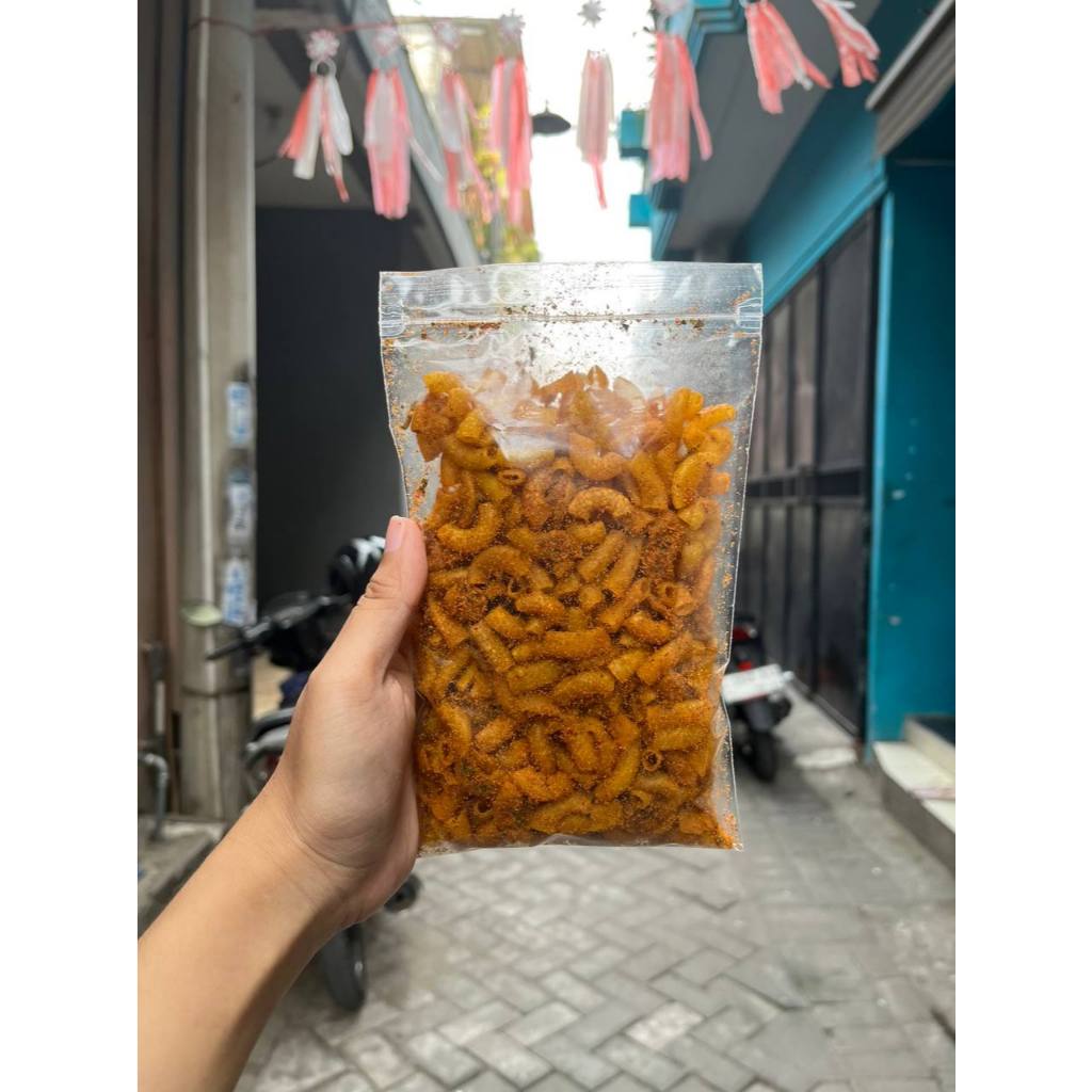 

Makaryo- Makaroni pipa 500 Gram Makaroni Pedas daun Jeruk makaroni Cikruh