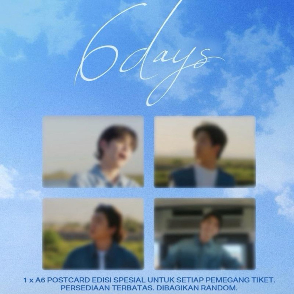 

Official 6 Days Postcard, Cinepolis