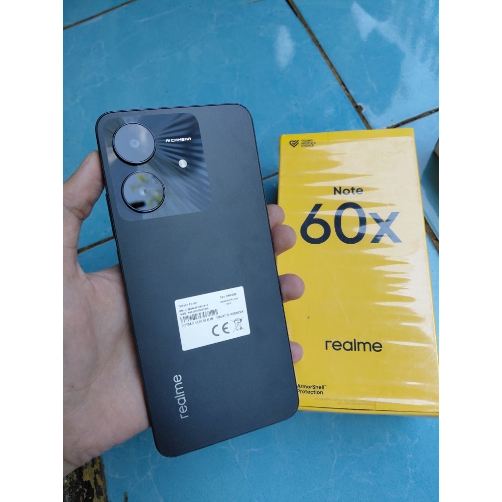 Realme note 60x 4/128 Fullset second