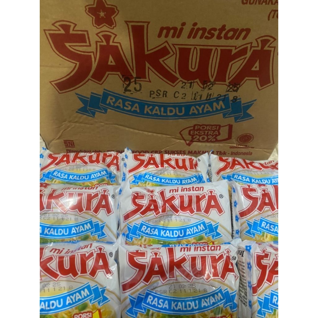 

[ 1 Dus ] Mie Sakura Kaldu Ayam isi 40 Pcs