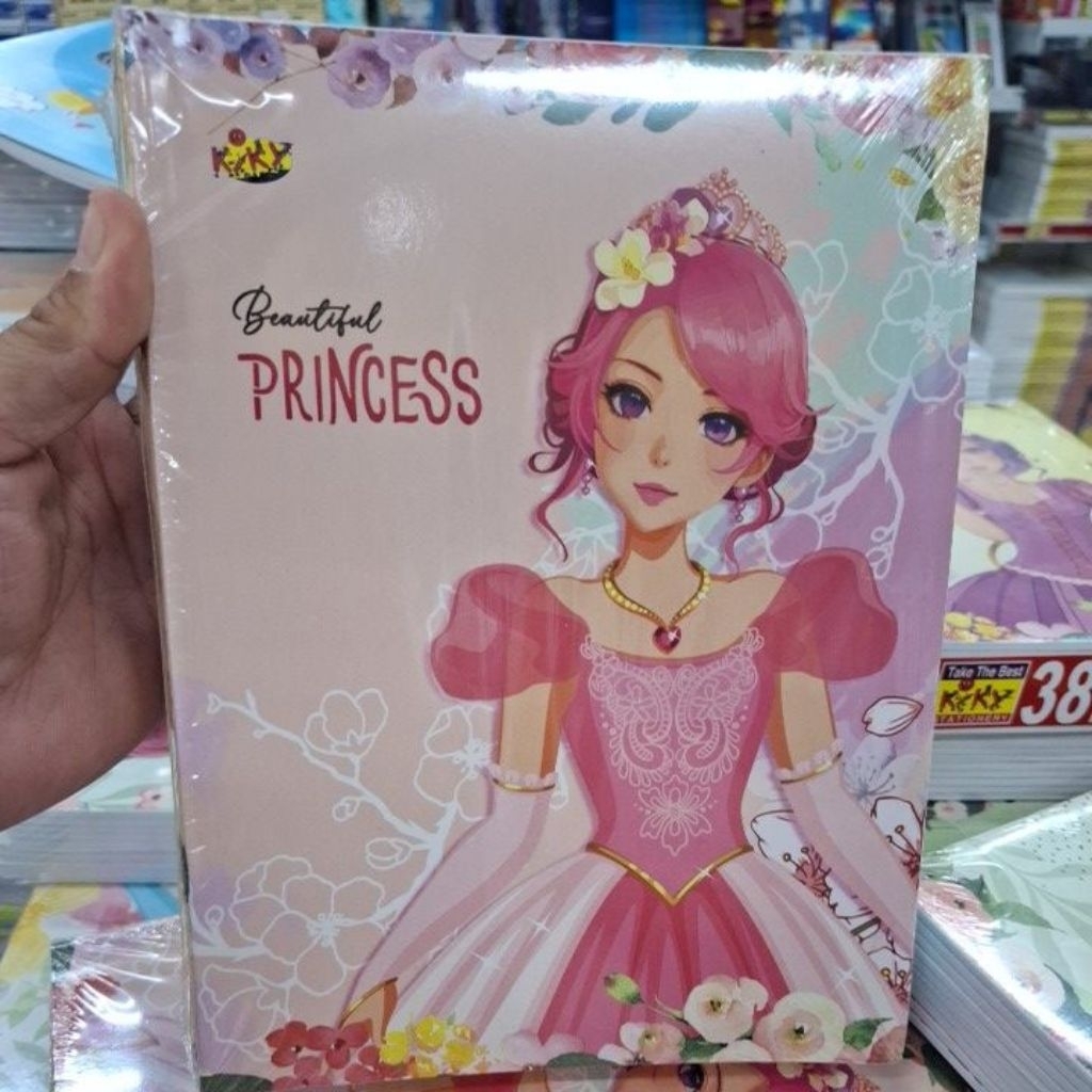 

kiky buku tulis 38 motif princess