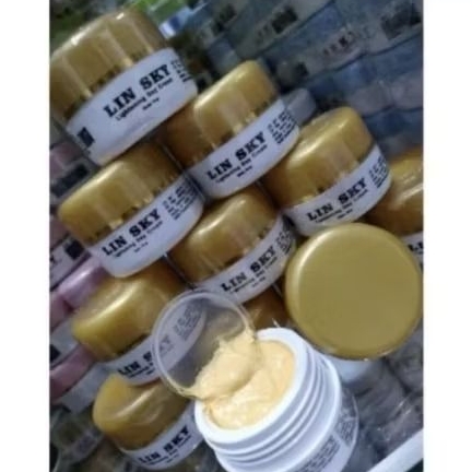 Cream Linsky putih gold