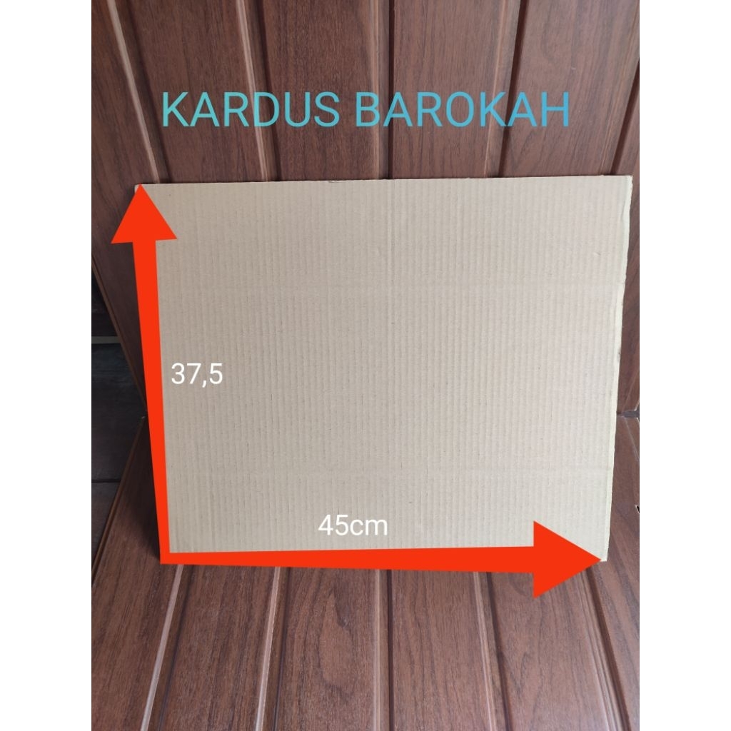 

KARDUS BAROKAH LAYER LEMBARAN MURAH PxL 45cm x 37,5cm untuk Packing Paking Dus Karton - Stok Terbatas!