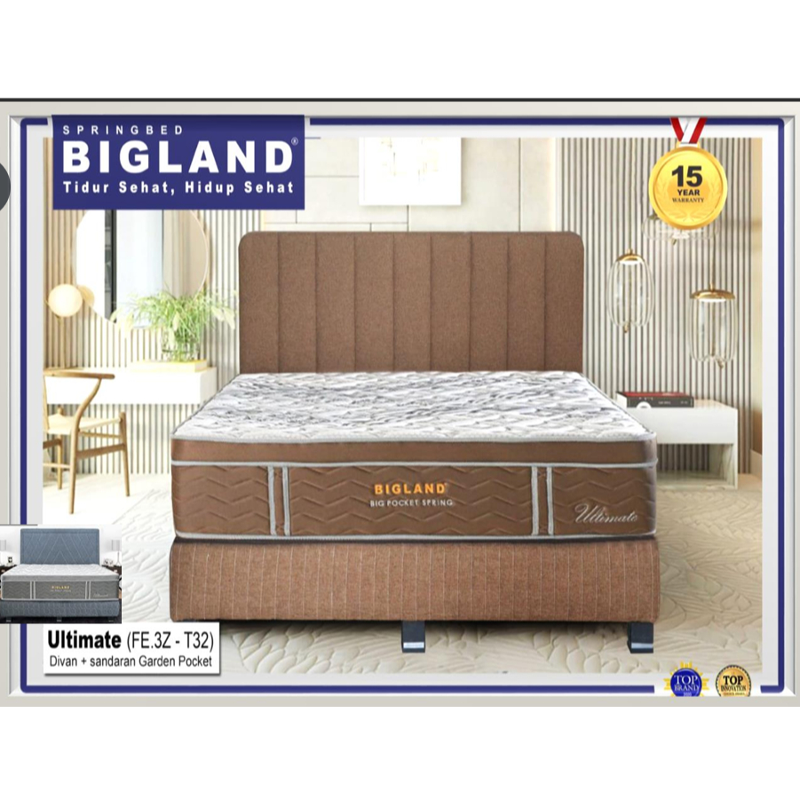 Bigland Kasur Springbed ORI tipe ULTIMATE Plustop