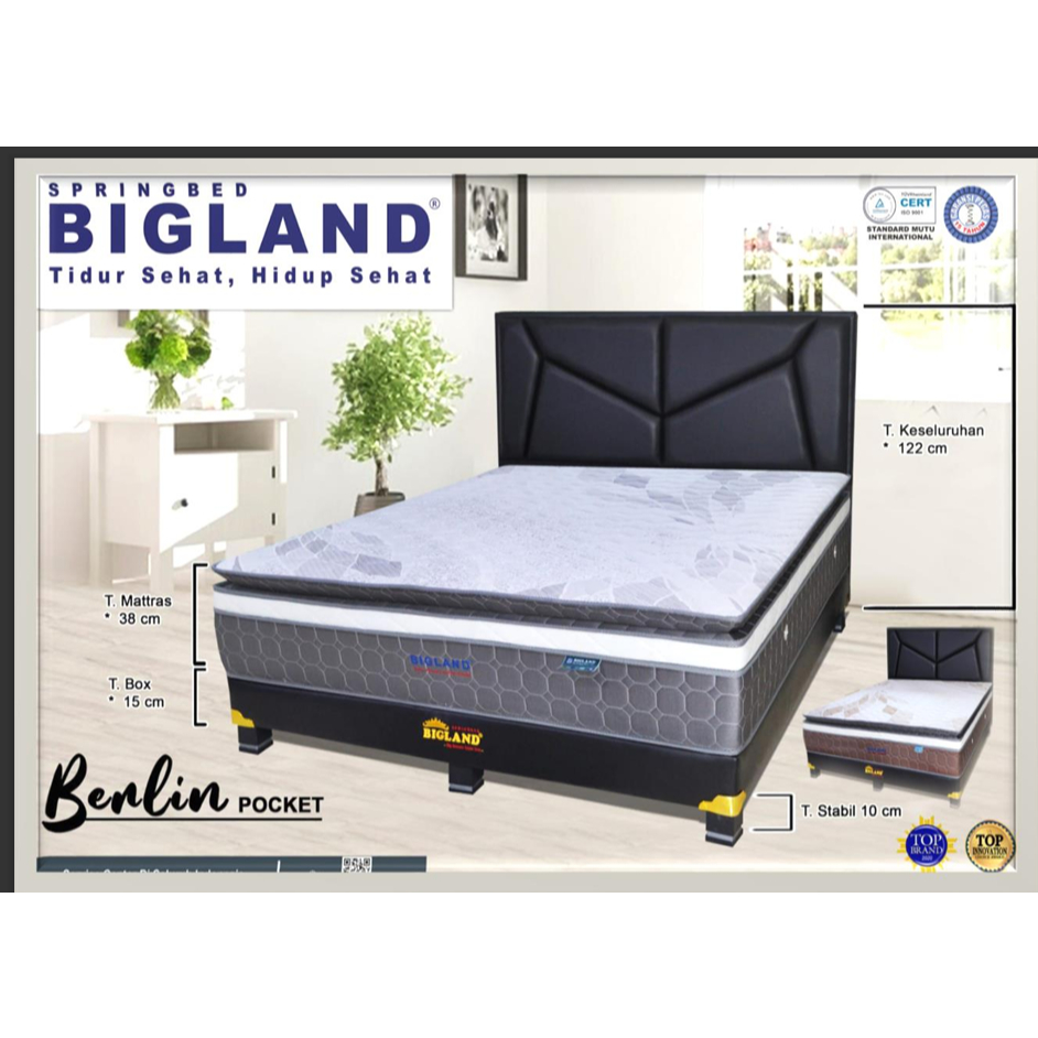 Bigland Kasur Springbed ORI tipe BERLIN POCKET