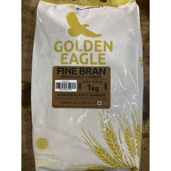 

GOLDEN EAGLE FINE BRAN 1 kg / TEPUNG KULIT GANDUM HALUS