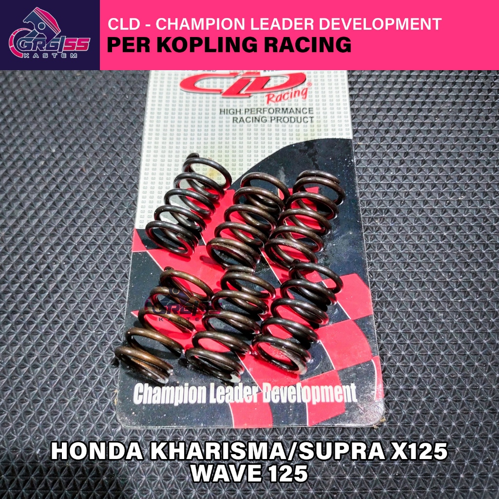 CLD PER KOPLING KHARISMA SUPRA X125 HONDA WAVE 125 ORIGINAL CLD RACING PER PIR KUPLING CLD RACING