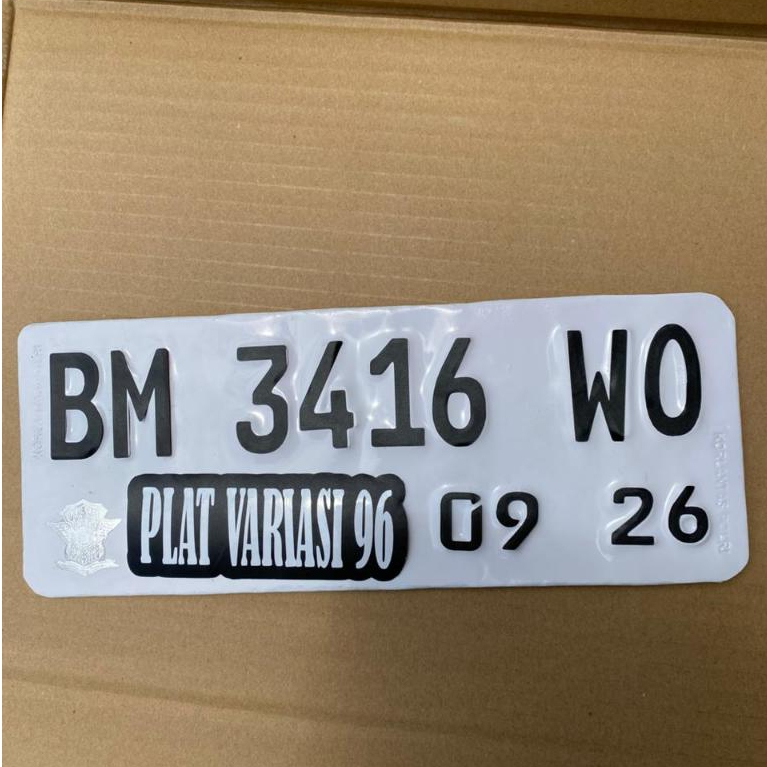 Plat baut tanam motor custom plat nomor motor lipat baut tanam Rapi
