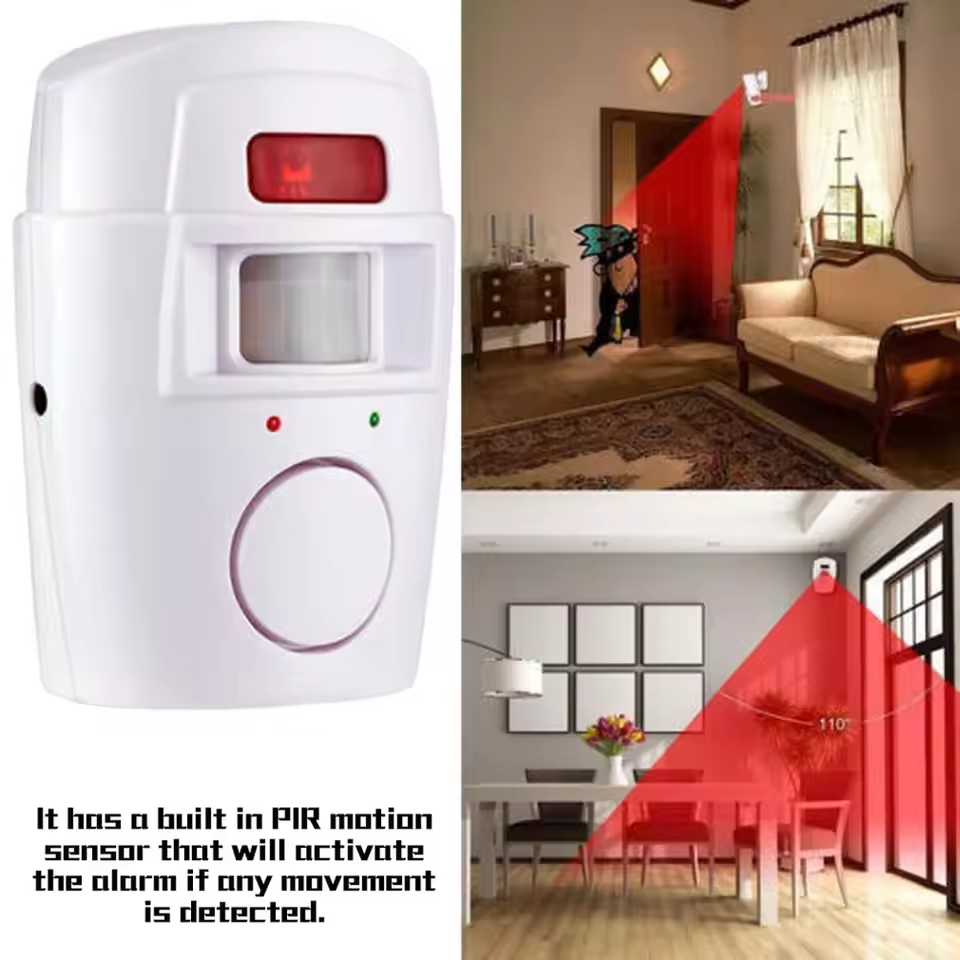 Alarm Sensor Gerak / Alarm Pendeteksi Gerak / Alarm Infrared Anti Pencurian