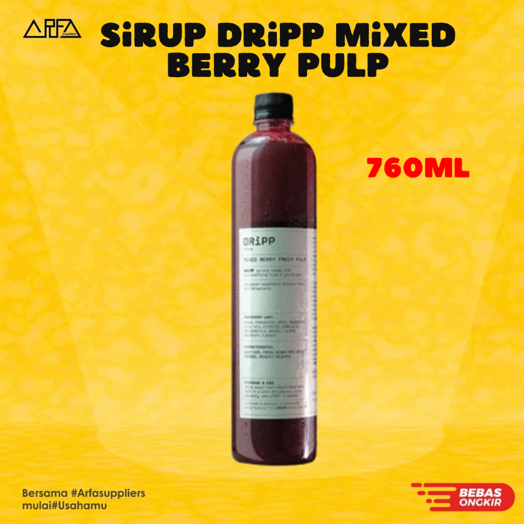 

Sirup Dripp Mixed Berry Pulp