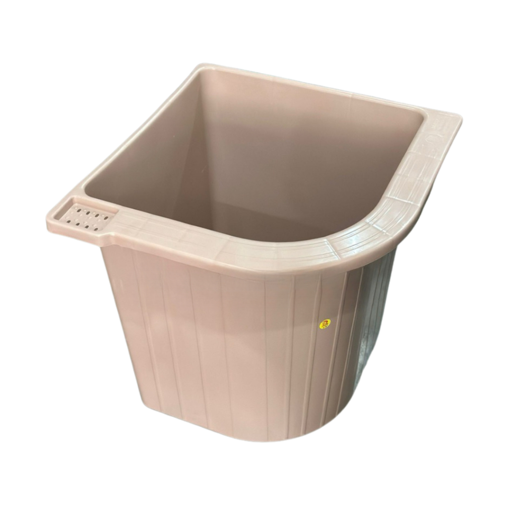 Bak Air Mandi Sudut Oval Kamar Mandi PVC Bak Mandi Sudut Plastik Warna