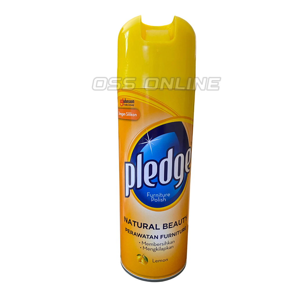 PLEDGE FURNITUR POLISH SPRAY AEROSOL KALENG KECIL PENGKILAP MEBEL 330 ML