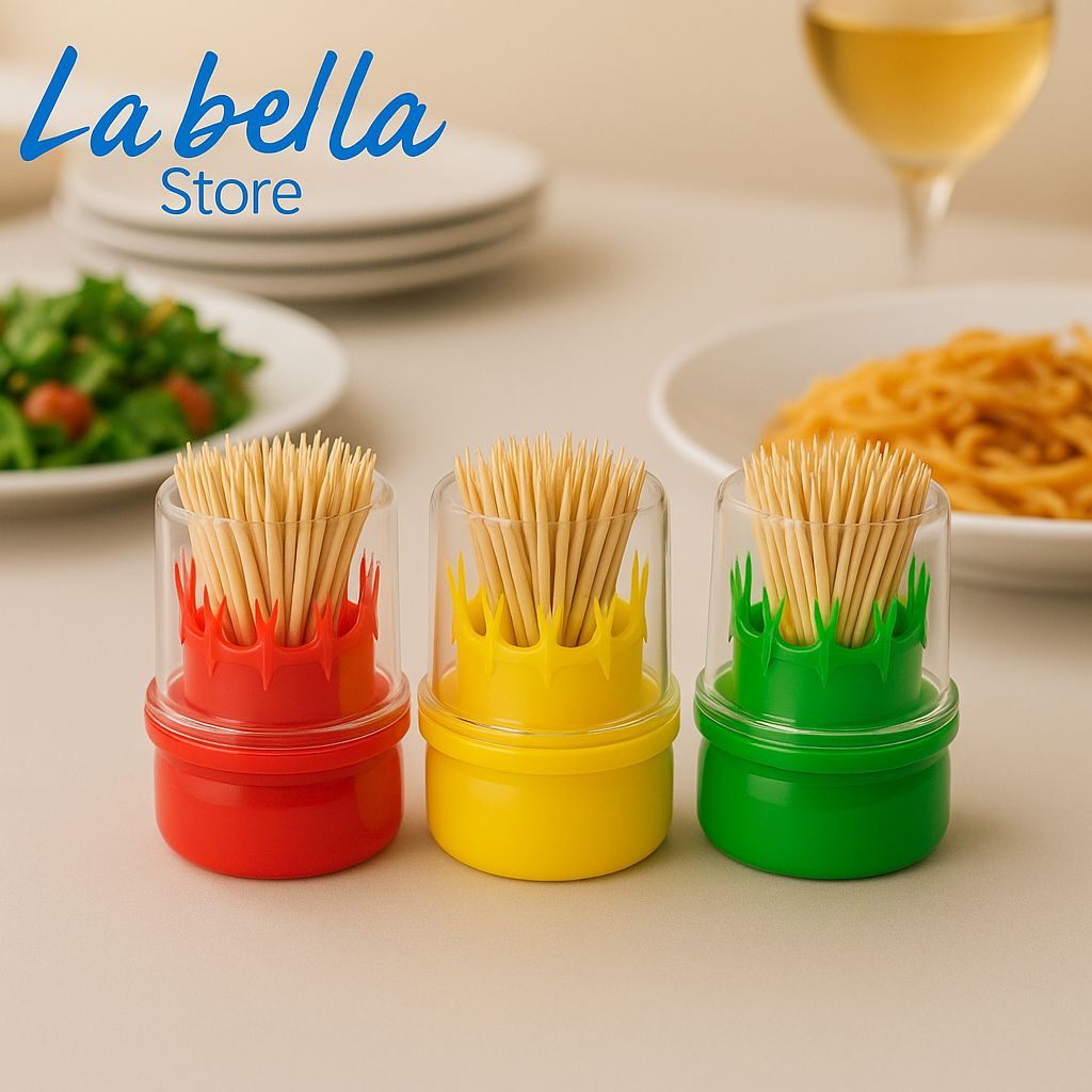 Kotak Tusuk Gigi Akrilik / Kotak Tempat Tusuk Gigi Motif Bunga Akrilik