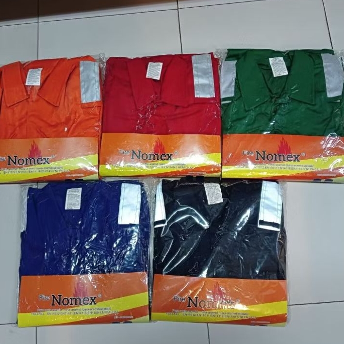 COVERALL WEARPACK NOMEX IIIA/COVERALL NOMEX IIIA TAHAN API ORIGINAL BERKUALITAS
