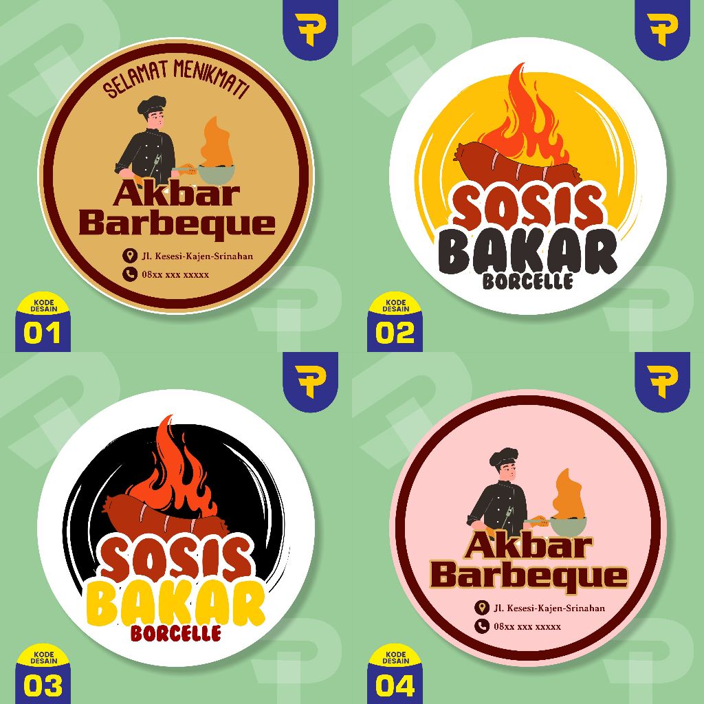 

stiker barbeque stiker bakaran