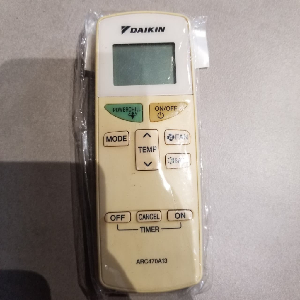 REMOTE REMOT AC DAIKIN ARC470A13 / REMOTE AC DAIKIN