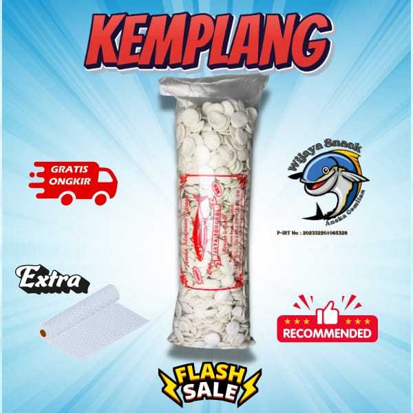 

(1 BALL) KERUPUK KEMPLANG UDANG IKAN