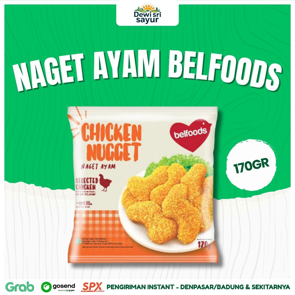 

Naget Ayam Belfoods 170gr – Dewi Sri Sayur