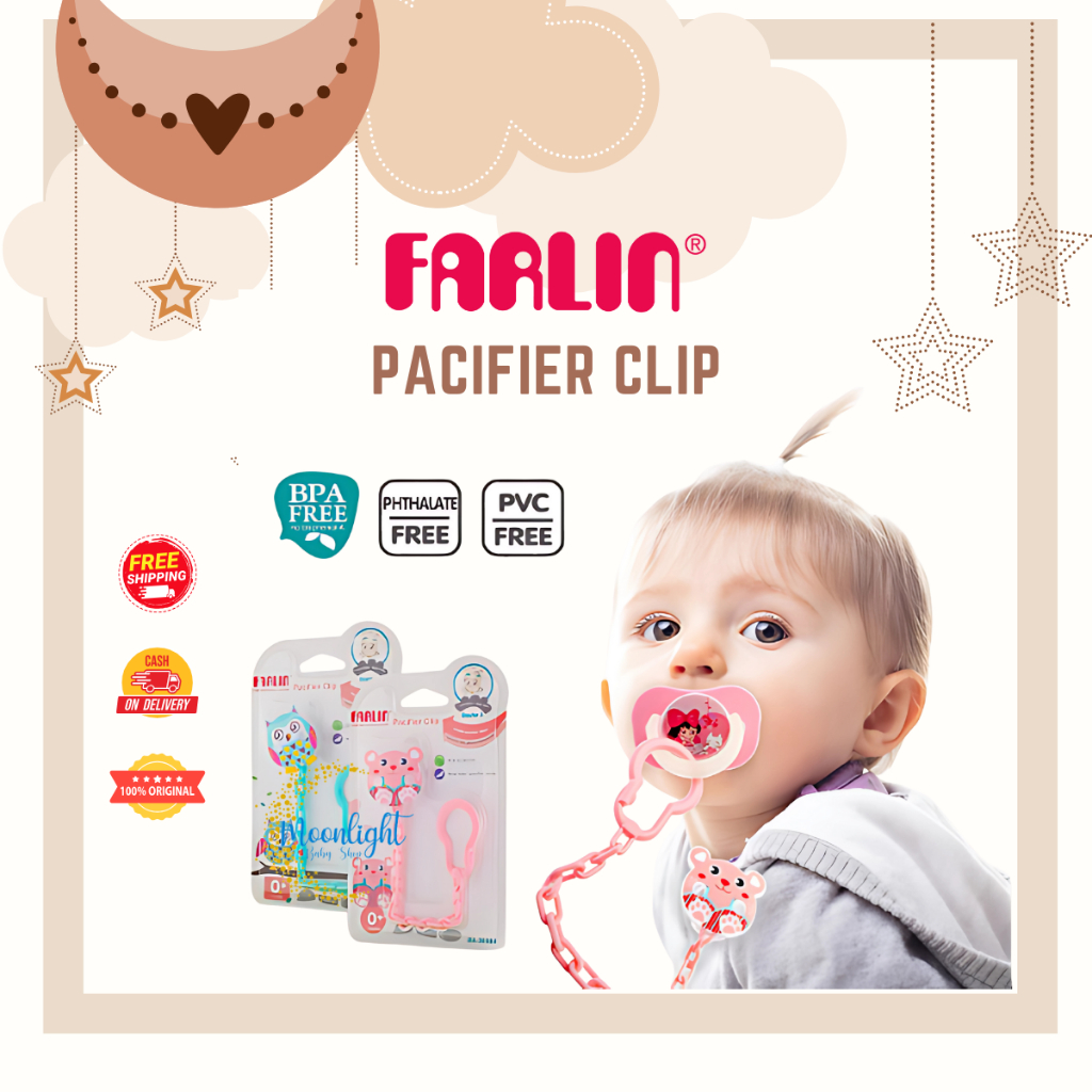Farlin Pacifier Clip - Klip Tali Empeng