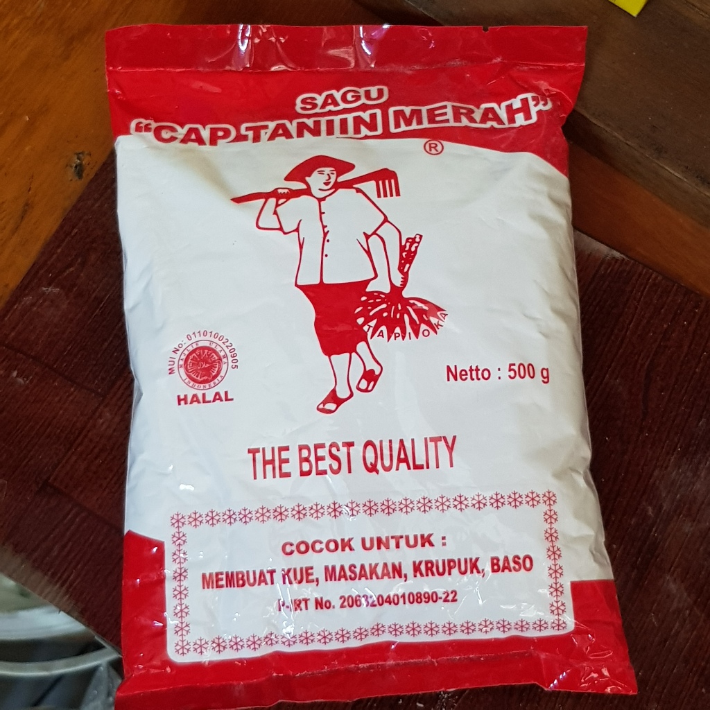

TEPUNG SAGU TANIIN MERAH 500GR / Sagu Basah
