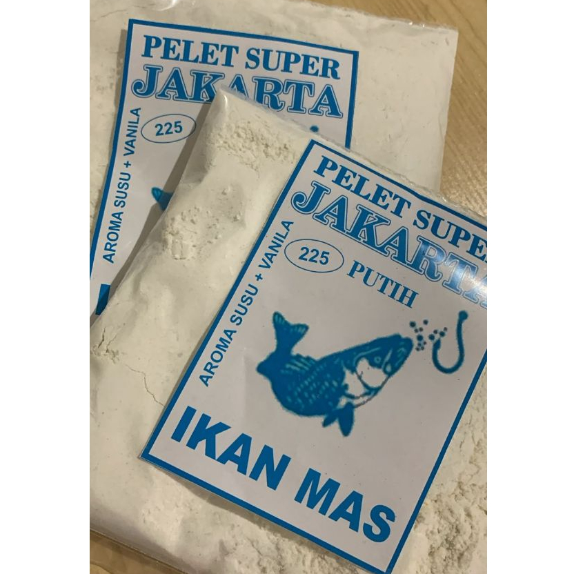 Pelet Super Jakarta 225 Aroma Susu + Vanilla / Pelet Super Jakarta 225 Vanila Susu