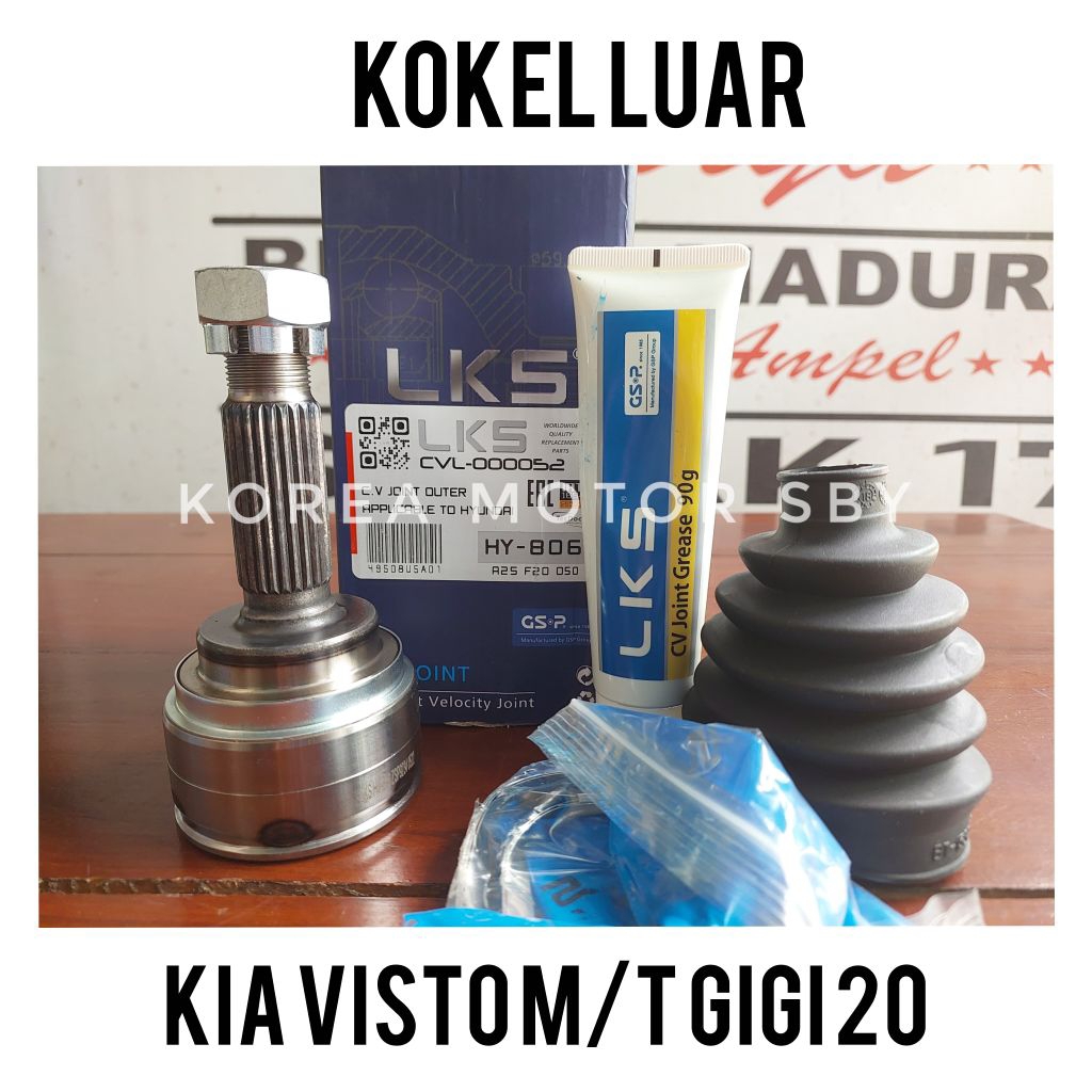 As Roda Luar Kia Visto Gigi 20 CV Joint Outer Atoz Visto Gigi 20 Kokel Luar