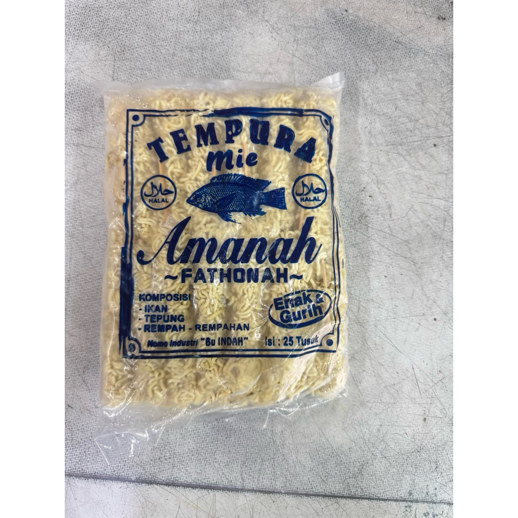 

tempura mi olahan ikan nila halal