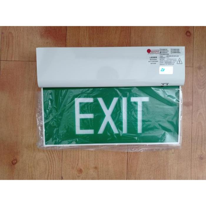 Lampu Emergency Exit Maxspid/Maxspid EXIT Light|Lampu EXIT Maxspid