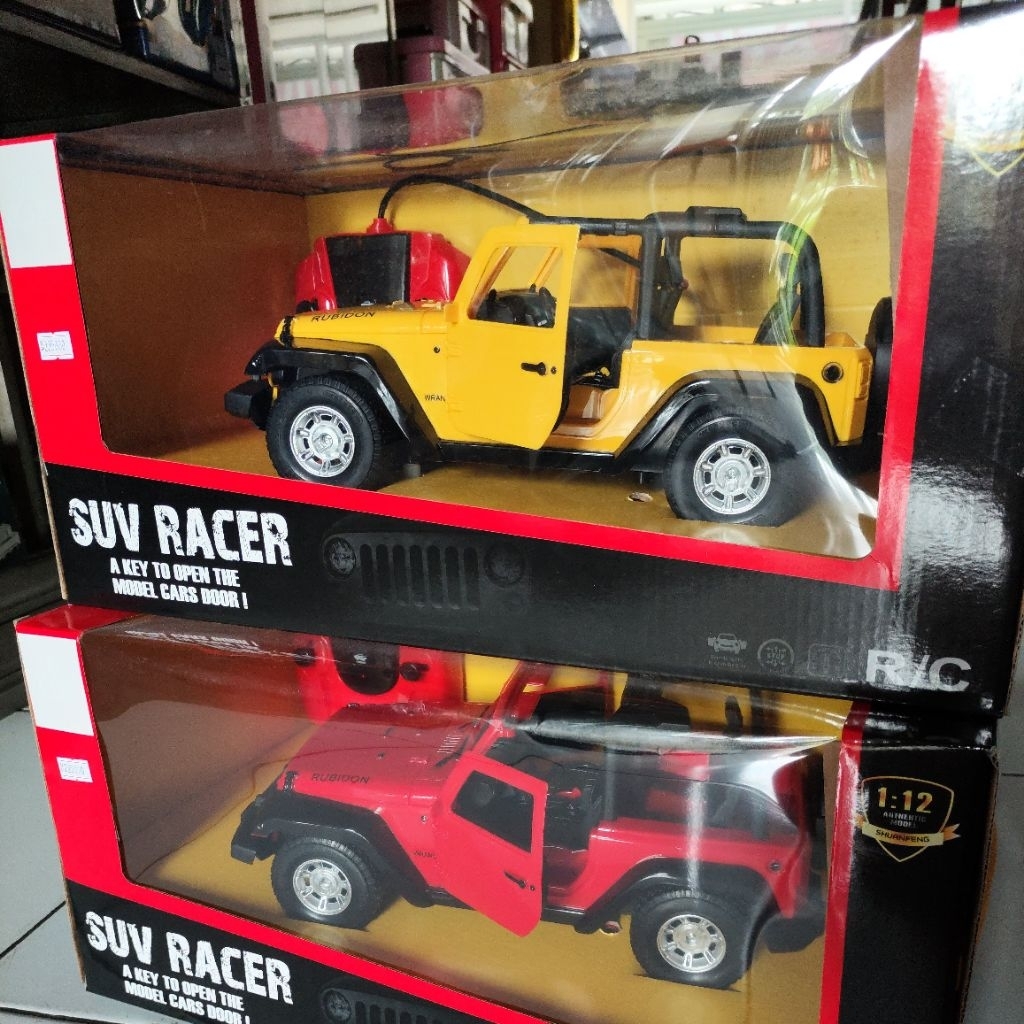 mainan mobil remote control rc rubicon jeep buka pintu