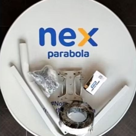 Odu 45cm solid optus /kvision/nexparabola(parabola plat 45cm lengkap)