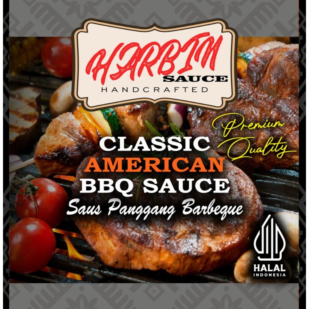 

Harbin Sauce Saus BBQ panggang barbeqiu Premium HALAL