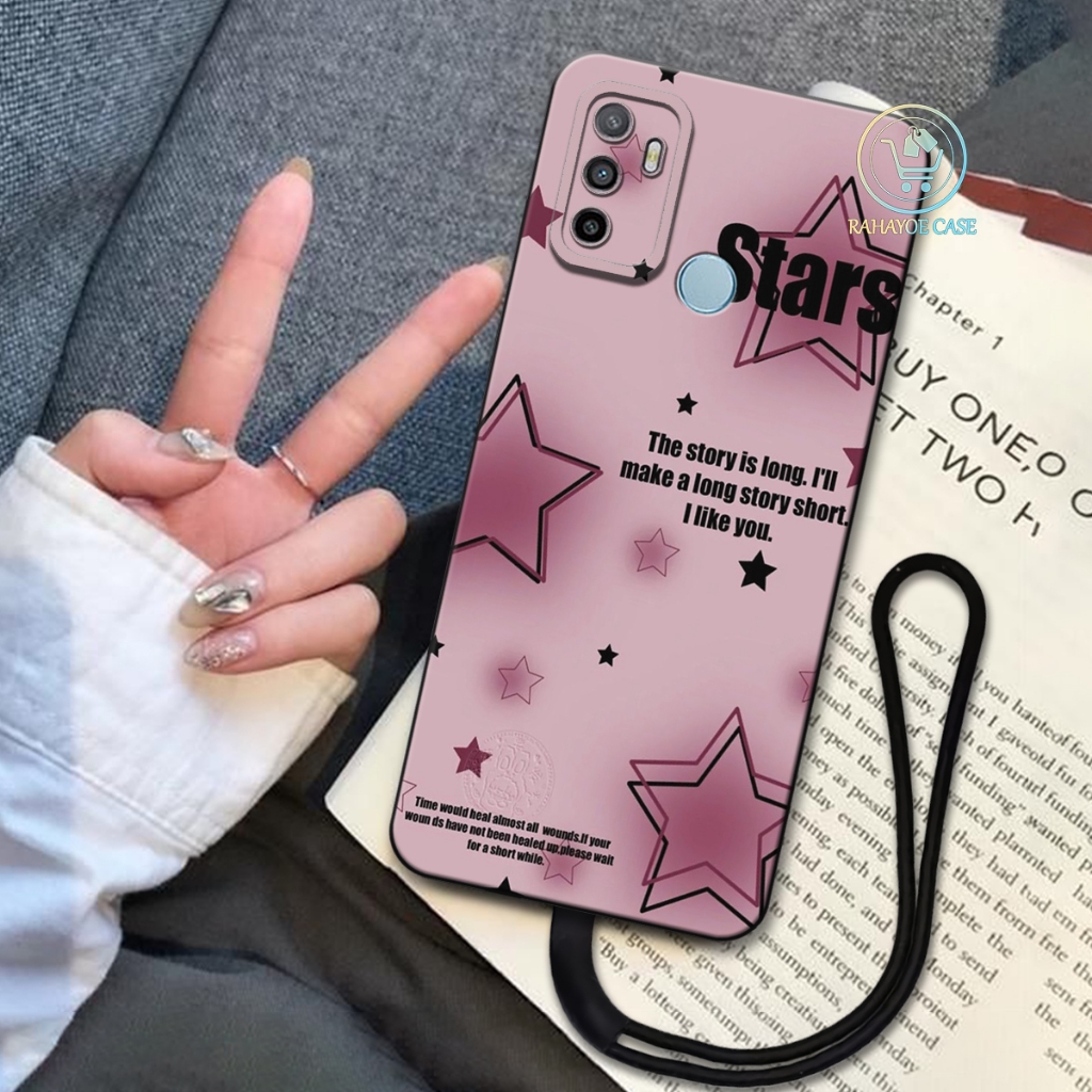 RAHAYOE - Softcase Oppo A53/A33/A53S Terbaru Free Tali Hp Case Oppo A53/A33/A53S Fashion Case Anime 