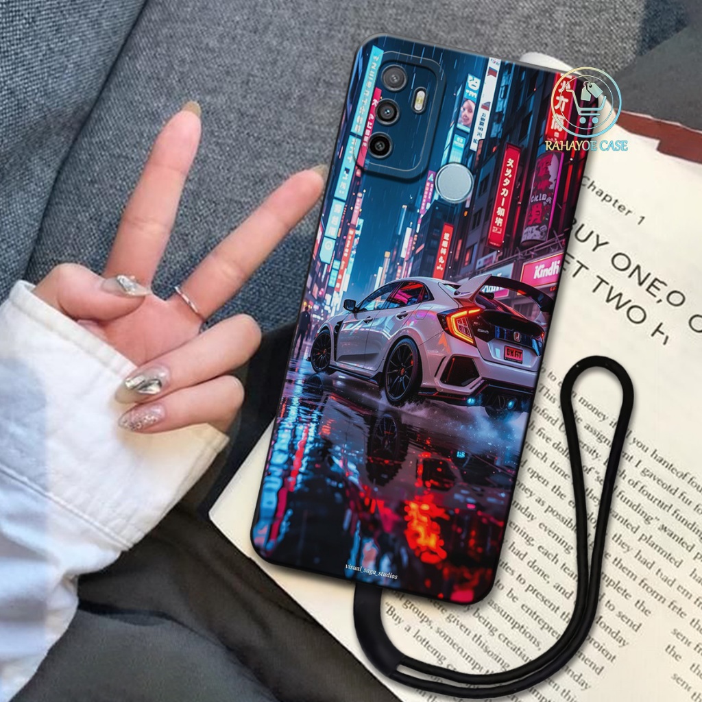 RAHAYOE - Softcase Oppo A53/A33/A53S Terbaru Free Tali Hp Case Oppo A53/A33/A53S Fashion Case Anime 