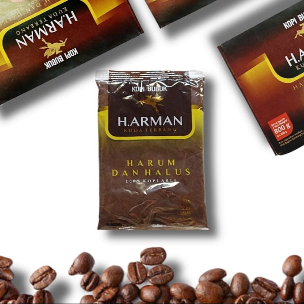 

Kopi Bubuk Asli Robusta Arman Kuda Terbang 75gr