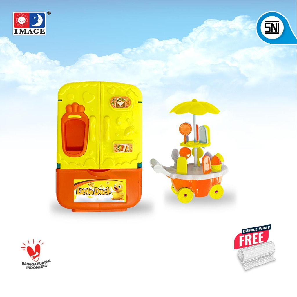 IMAGE TOYS MAINAN Refrigerator & Ice Cream Set