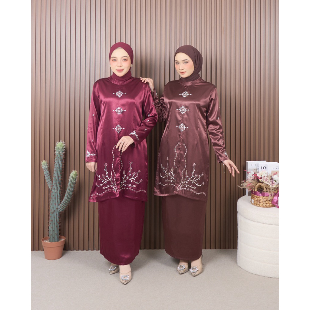 FAMYS - SETELAN ROK MALAY DERILLA PAYET SET KURUNG MELAYU BELAH 018796