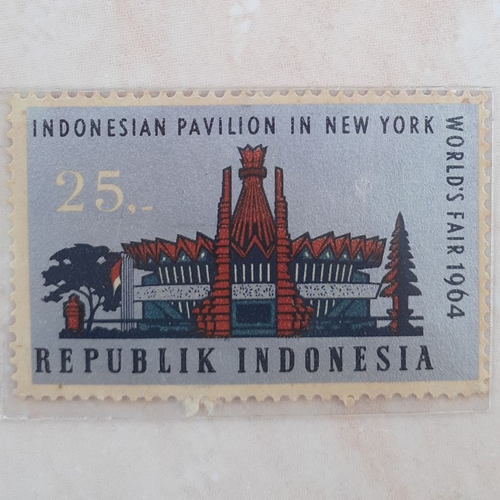 

(ID2) Perangko Indonesia Pekan Raya New York (Rp 25) Tahun 1964
