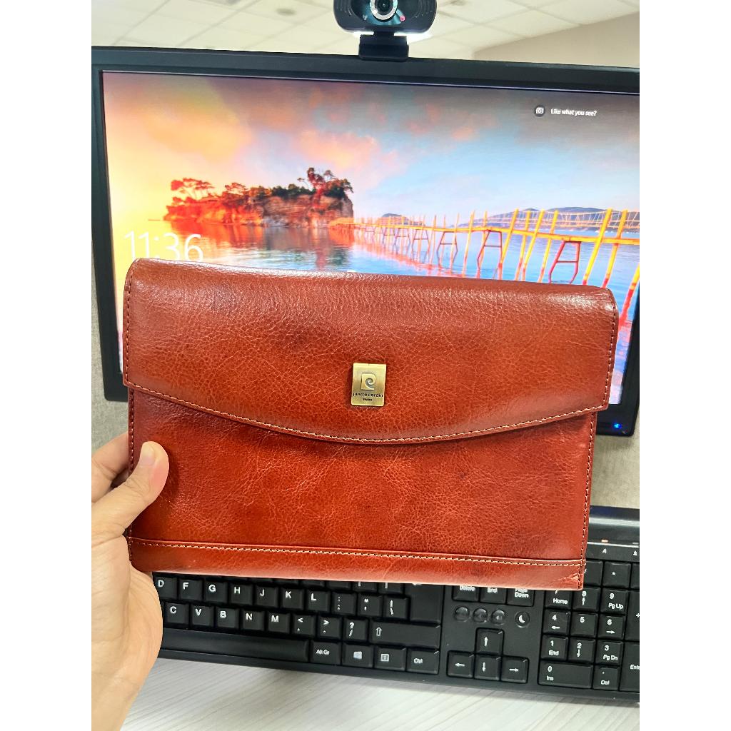 Tas Tangan Pierre Cardin Paris Asli Kulit NOS