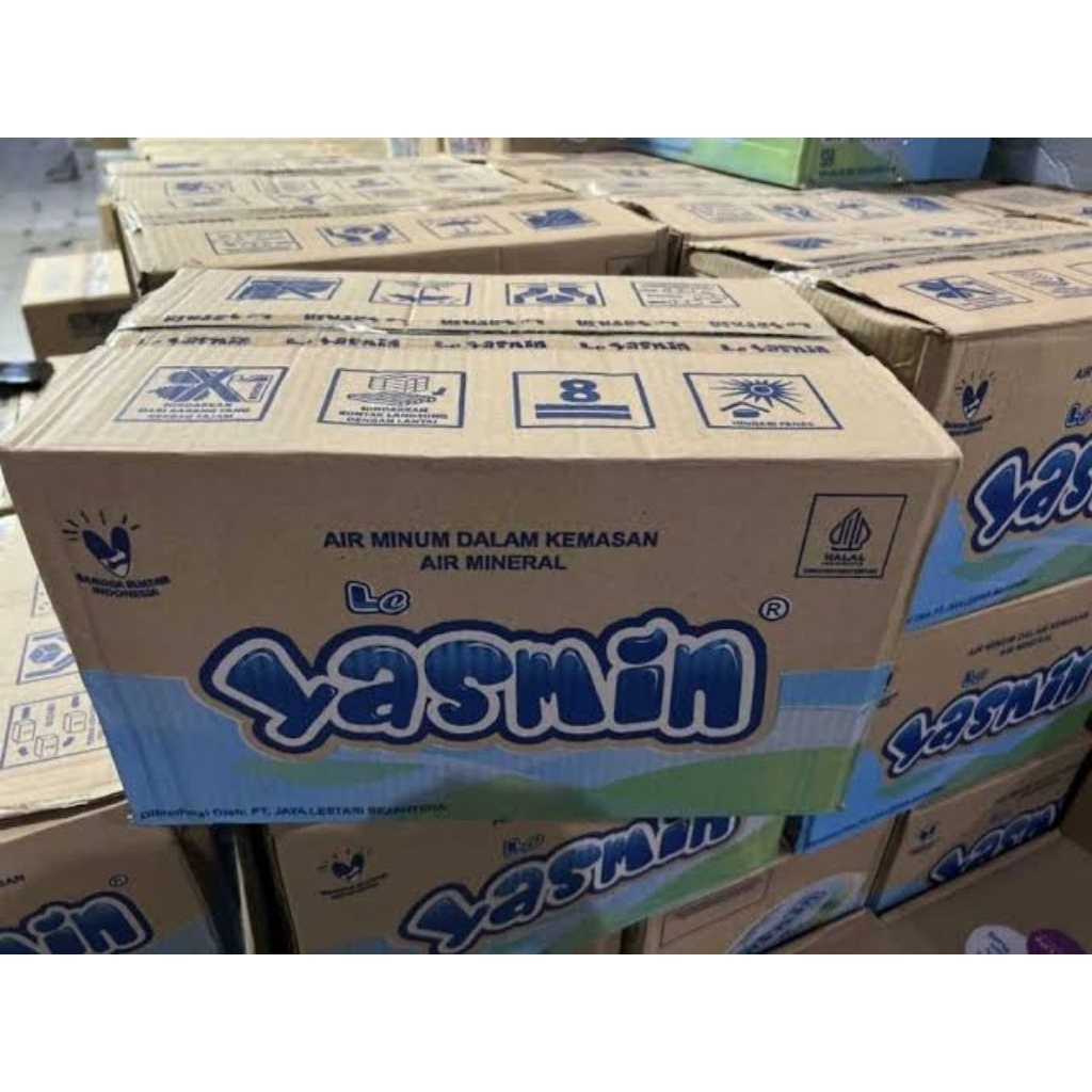 

1 karton isi 48X220ml air mineral kemasan cup merk yasmin