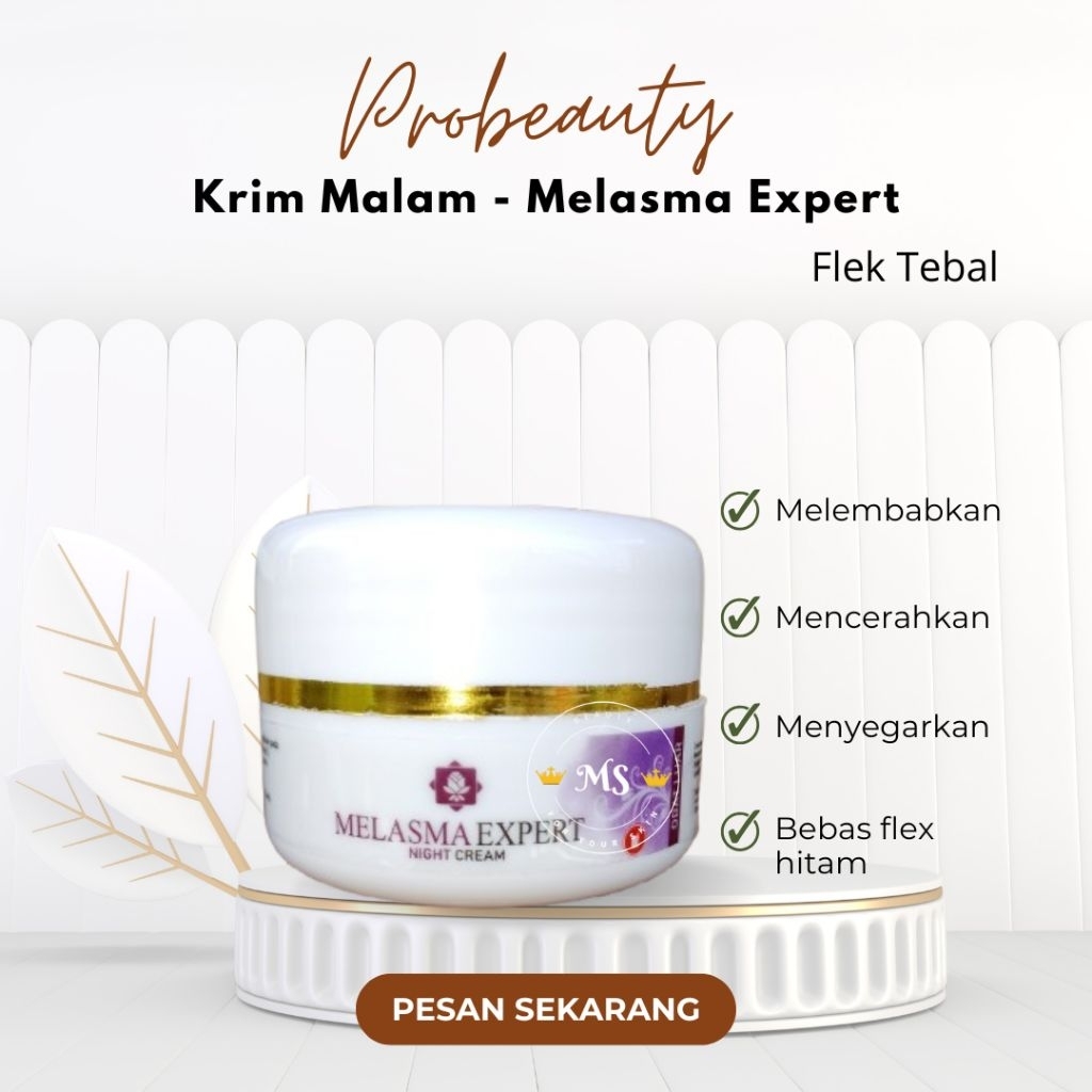 Probeauty Melasma Expert Krim malam - Untuk flek bandel