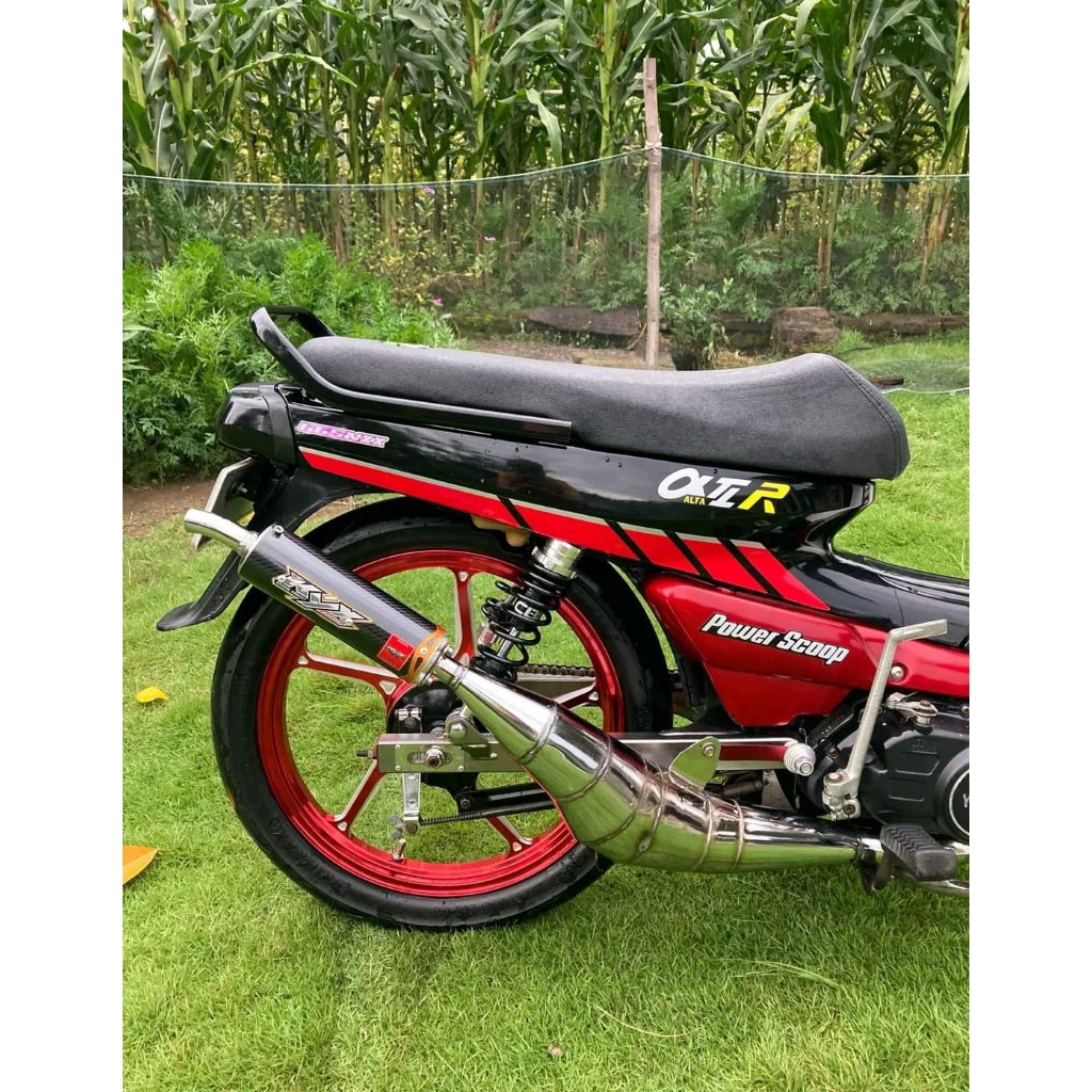 knalpot BM power samping Alfa full crum