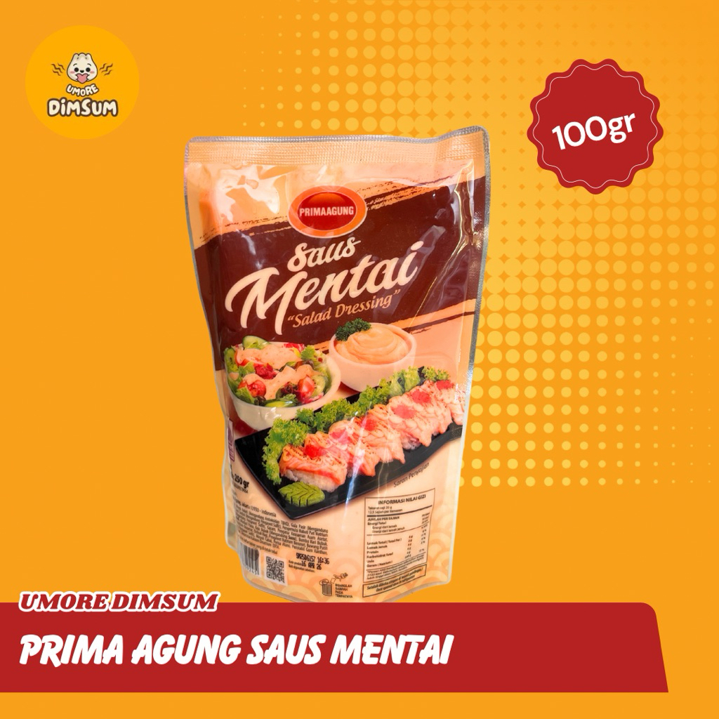 

Umore Dimsum | Prima Agung Saus Mentai 100gr - 1000gr