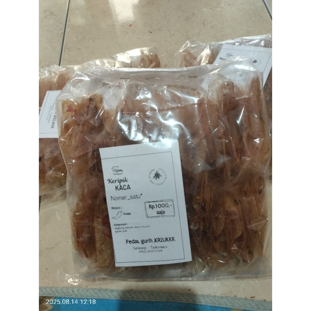 

keripik kaca 1000an isi 20pcs